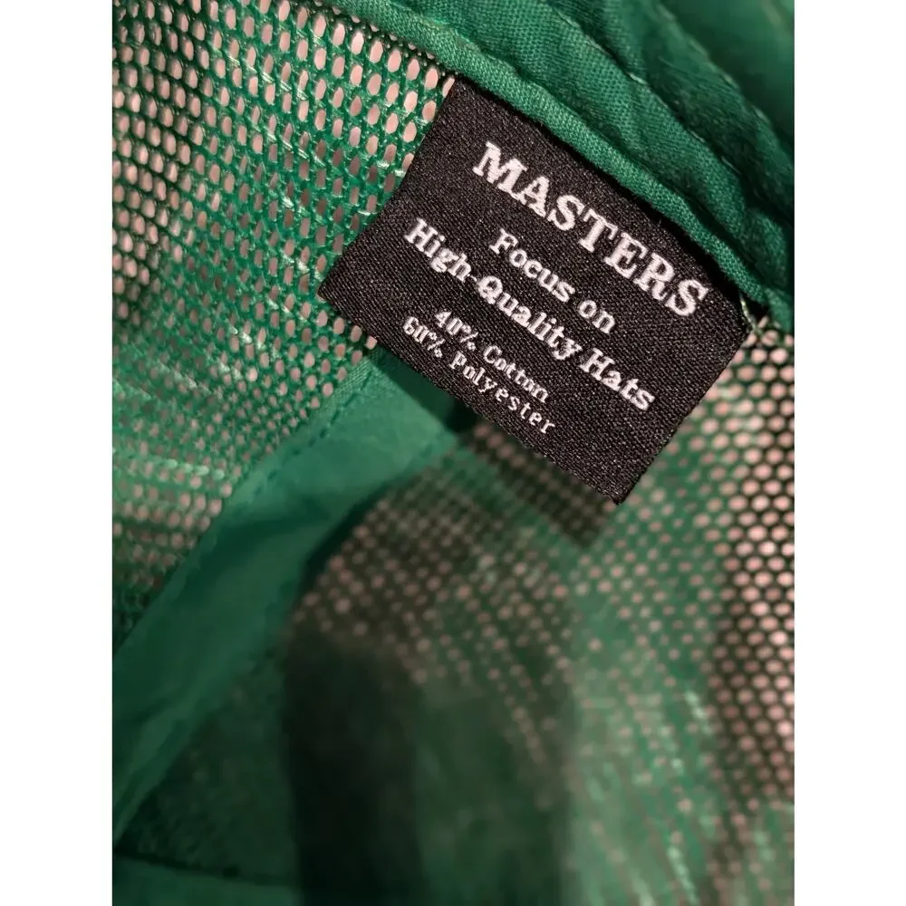 Masters Golf Trucker Hat Green White Mesh Augusta National Map Logo Cap
